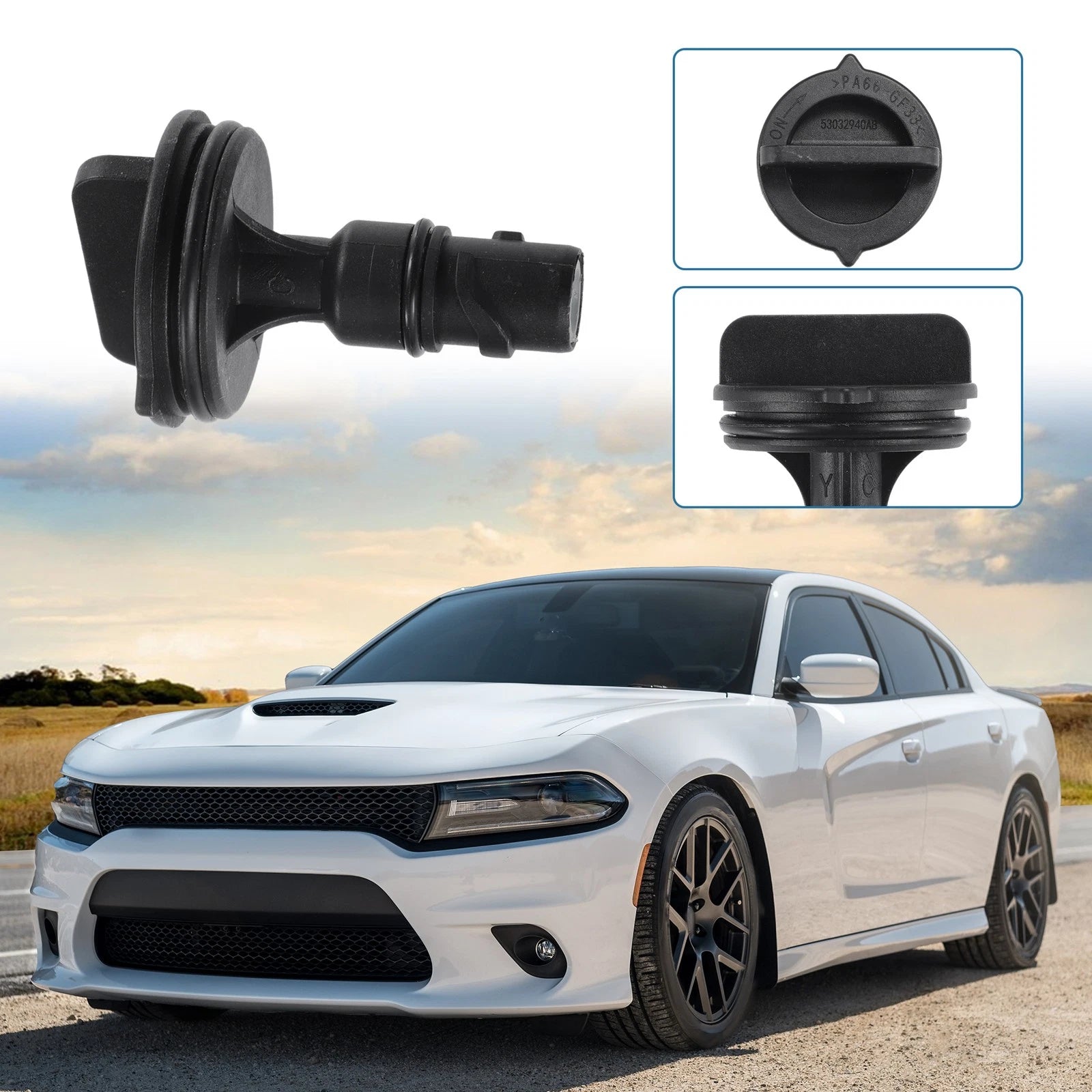 Engine Crankcase Vent Valve PVC Valve for Dodge RAM 1500 2500 (2011–2019)