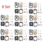 Set of 8 Carburetor Gasket Rebuild Kit for Walbro 43CC 52CC (40-5/44F-5 34F 36F 139F)