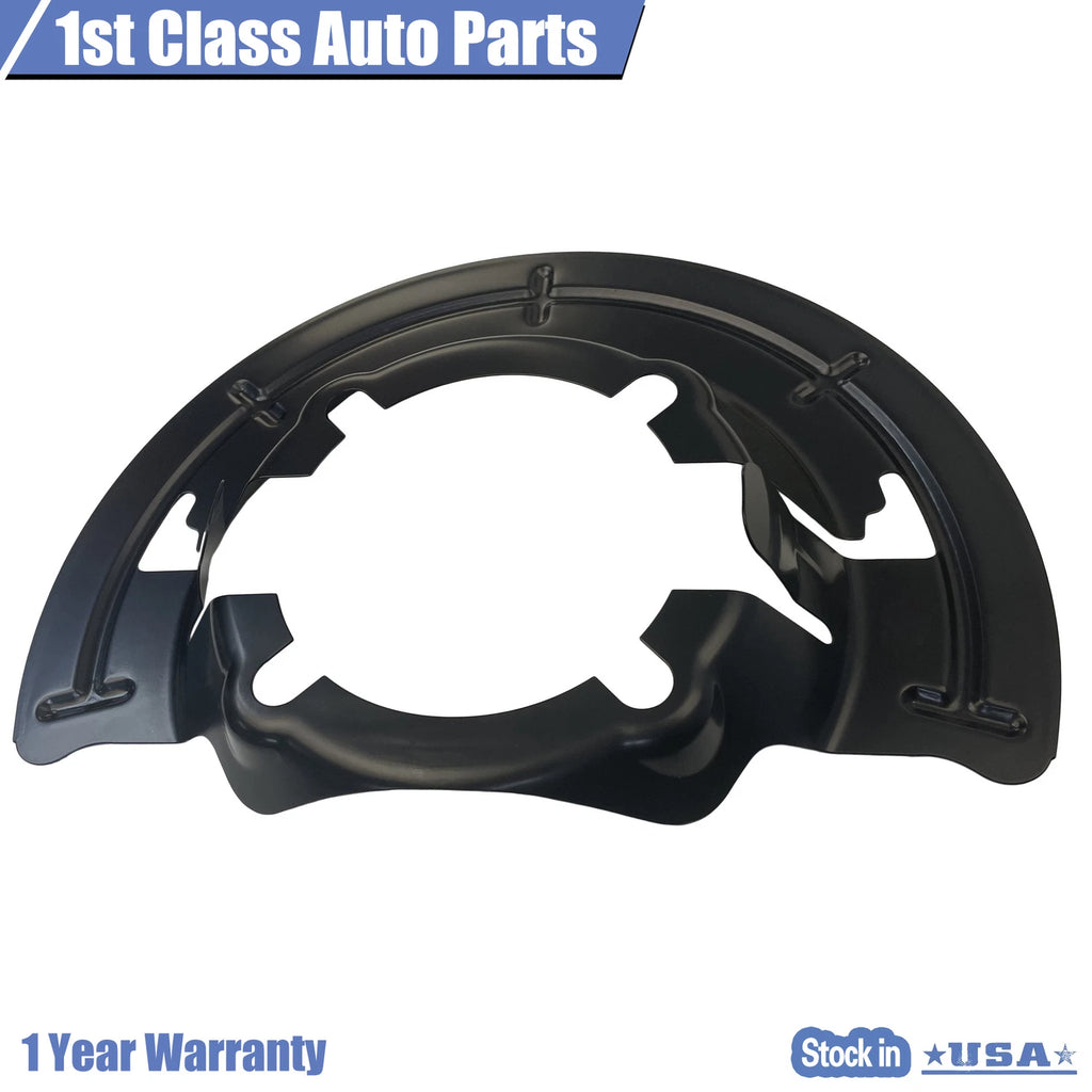 Pair of Front Brake Dust Shield Backing Plates for Ford Super Duty (1999–2004)