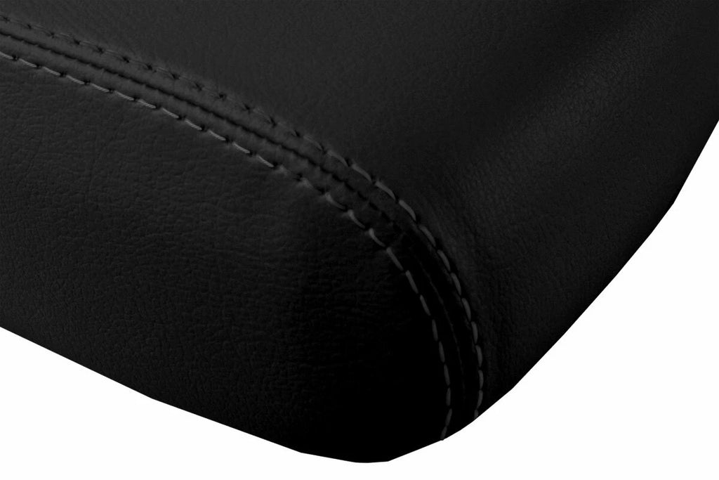 Leather Console Lid Armrest Cover for Dodge Charger (2008–2010) Black