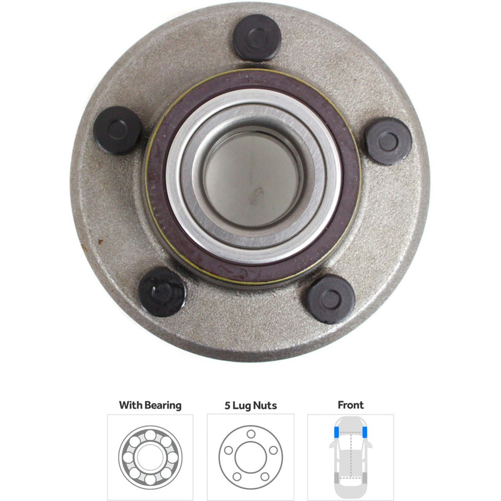 Wheel Hub Kit for Chrysler 300 (2005–2010) Front with Inner/Outer Tie Rods