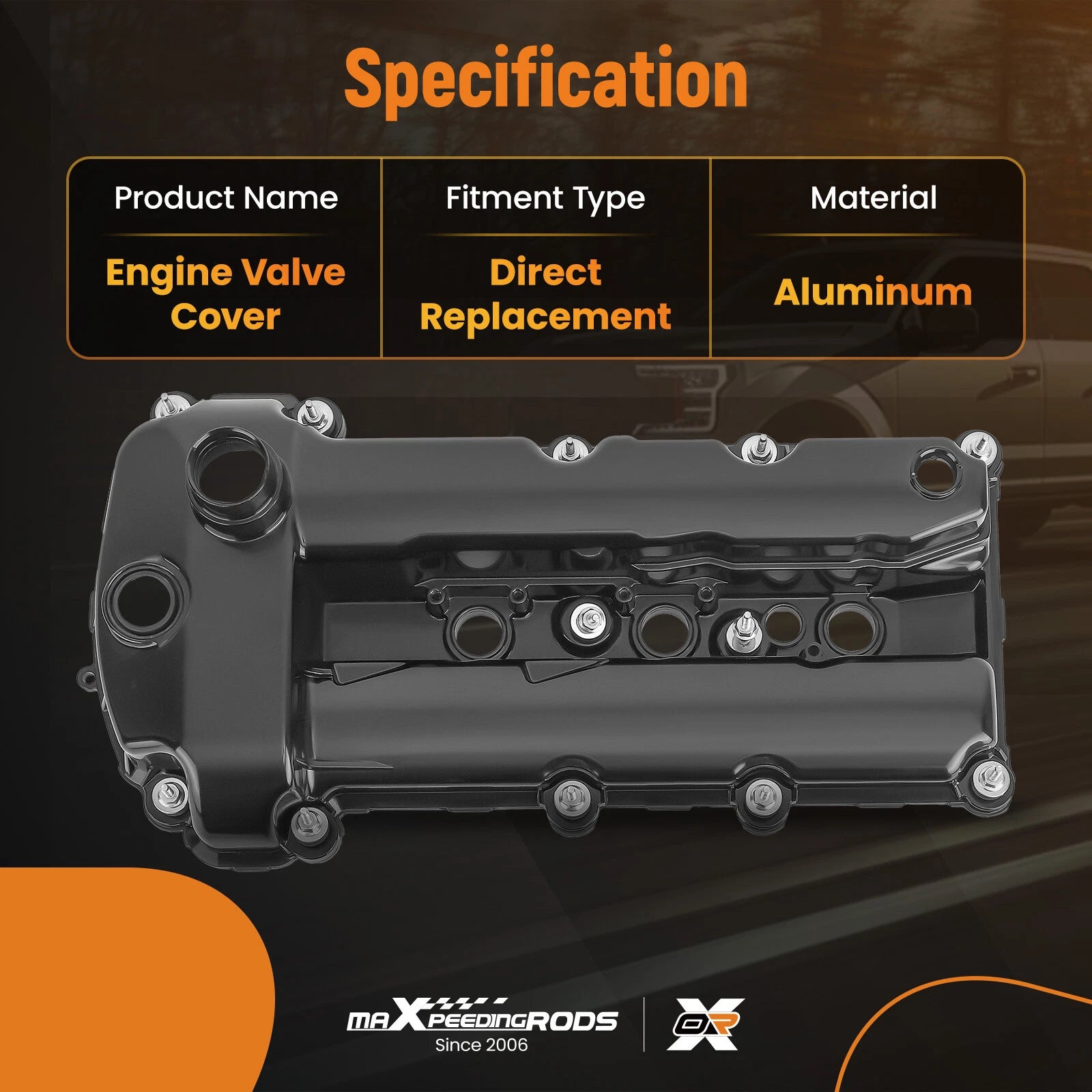 2Pcs Engine Valve Cover for Jaguar S-Type (2002-2008)