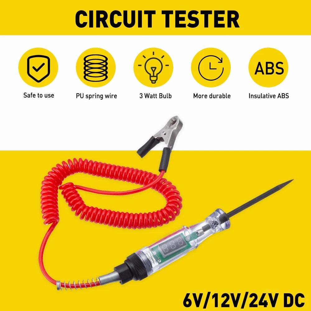Circuit Tester Probe for Car (6V 12V 24V)