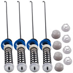 4X Washer Suspension Rods for Whirlpool (W10820048, W10189077, B019S12AX6)