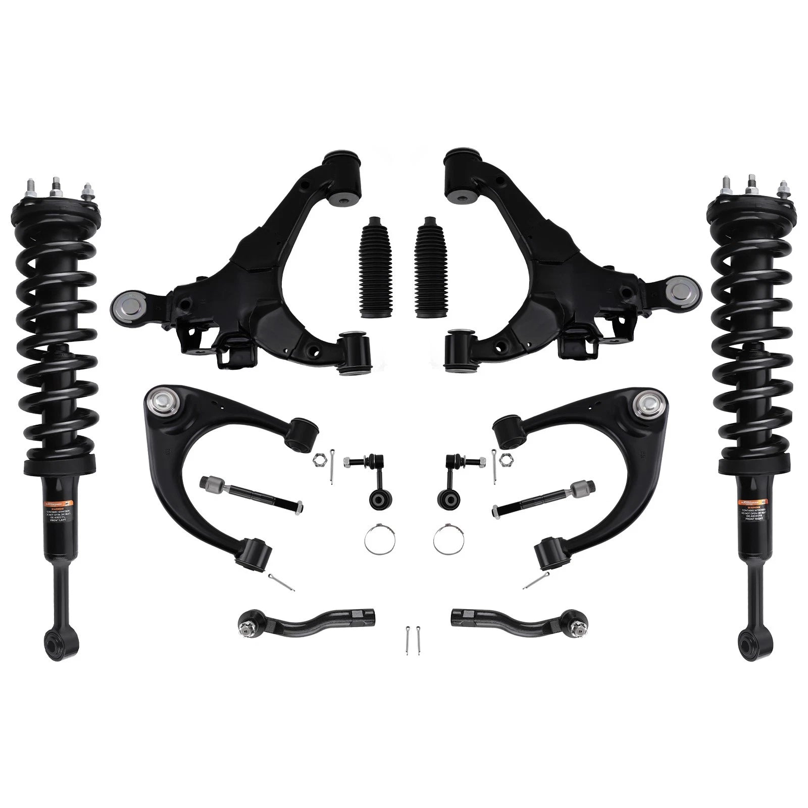 14PC Suspension Kit Front Struts w/ Control Arms for Toyota Tundra (2007–2019) 4WD