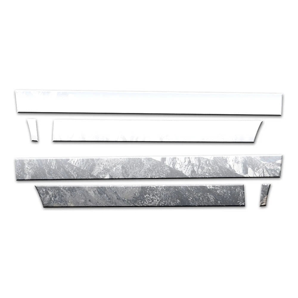 Diamond Grade 6pc 3 3/4" Tapered Rocker Panels for 2016-2024 Lincoln MKX