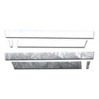 Diamond Grade 6pc 3 3/4" Tapered Rocker Panels for 2016-2024 Lincoln MKX