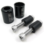 Black Bar Ends for Kawasaki Ninja ZX6R (1995–2012), ZX10R (2006–2007), ZX12R (2000–2005)