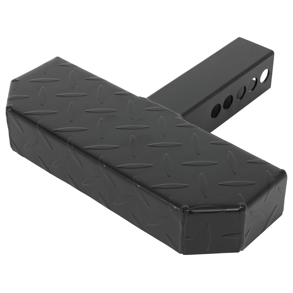 2" Receiver Trailer Towing Hitch Step Bar Rear Bumper Guard (12" X 4.3")