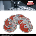 25 Pack Cut Off Wheels for Die Grinder (3"x1/32"x3/8")