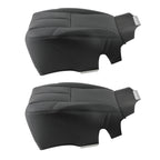 Set of 2 Leather Seat Covers for Chevy Silverado (2007–2014) Black