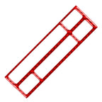Carbon Fiber Red CD Button Panel Trim for BMW 3 Series E36 (1991–1999)