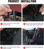 3 Layer Car Storage Net Bag with Hook Mesh Organizer for Front Seat Storage