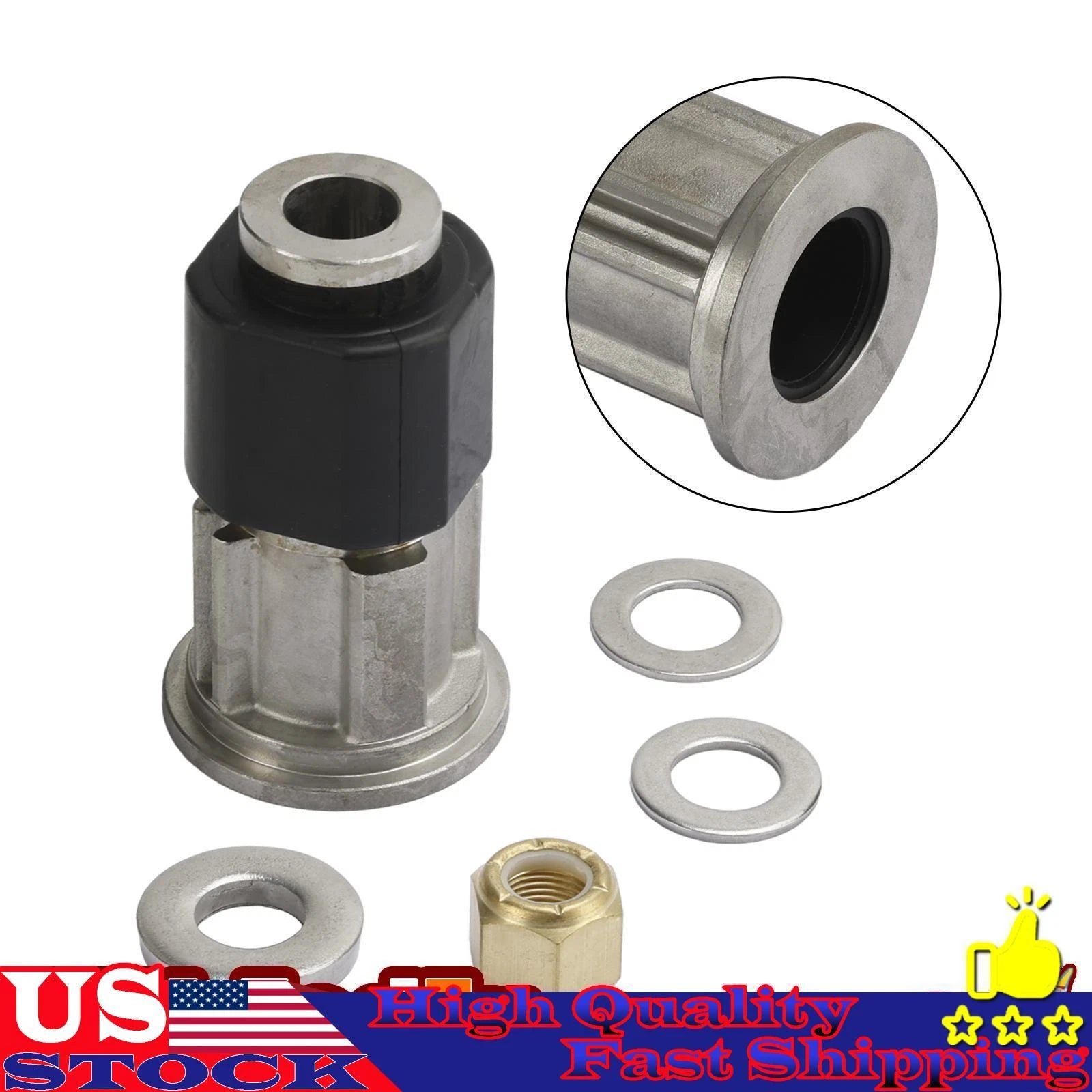 Silent SSR Solid Hub Kit for Mercury (19 Tooth #2) (8M0101603, 8M0101601)