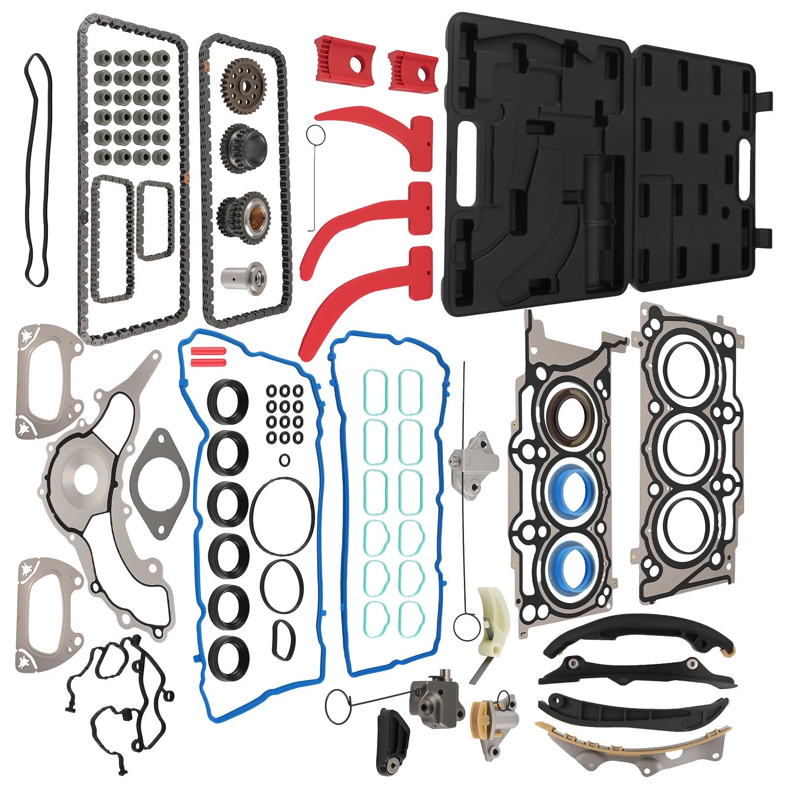 Engine Repair Kit with Timing Chain and Head Gasket for Dodge Charger (2011–2014)