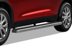 4" Silver Running Boards for Nissan Rogue (2014–2020)