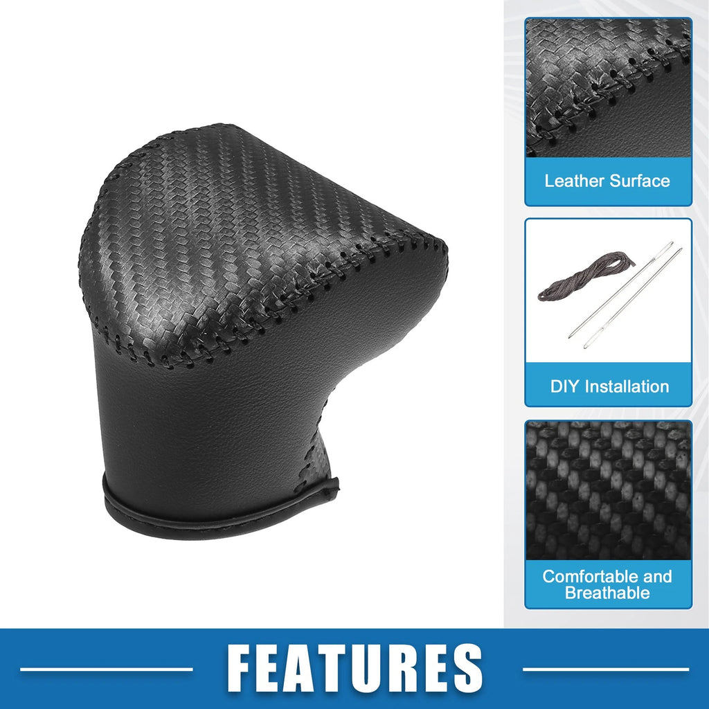 Gear Shifting Knob Cover for Kia Soul (2020–2023) Carbon Fiber Pattern 718844345873