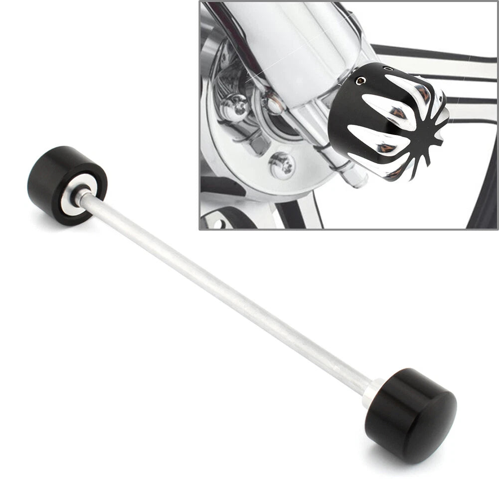 Front Axle Nut Covers Installation Kit for Harley