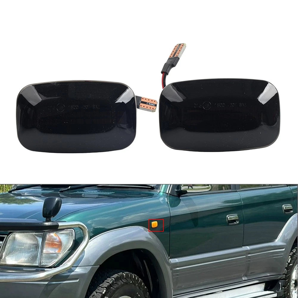 Front Side Turn Signal Lights for Toyota Land Cruiser 100/70/80 Series (1998–2007)