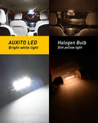 Set of 4 Auxito LED Dome Lamps for Various Vehicles