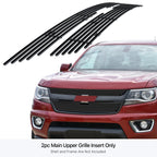 Upper Black Billet Grille Insert for Chevy Colorado (2015-2020)