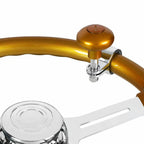 Steering Wheel Spinner Heavy Duty Electric Yellow Knob for Universal Fit