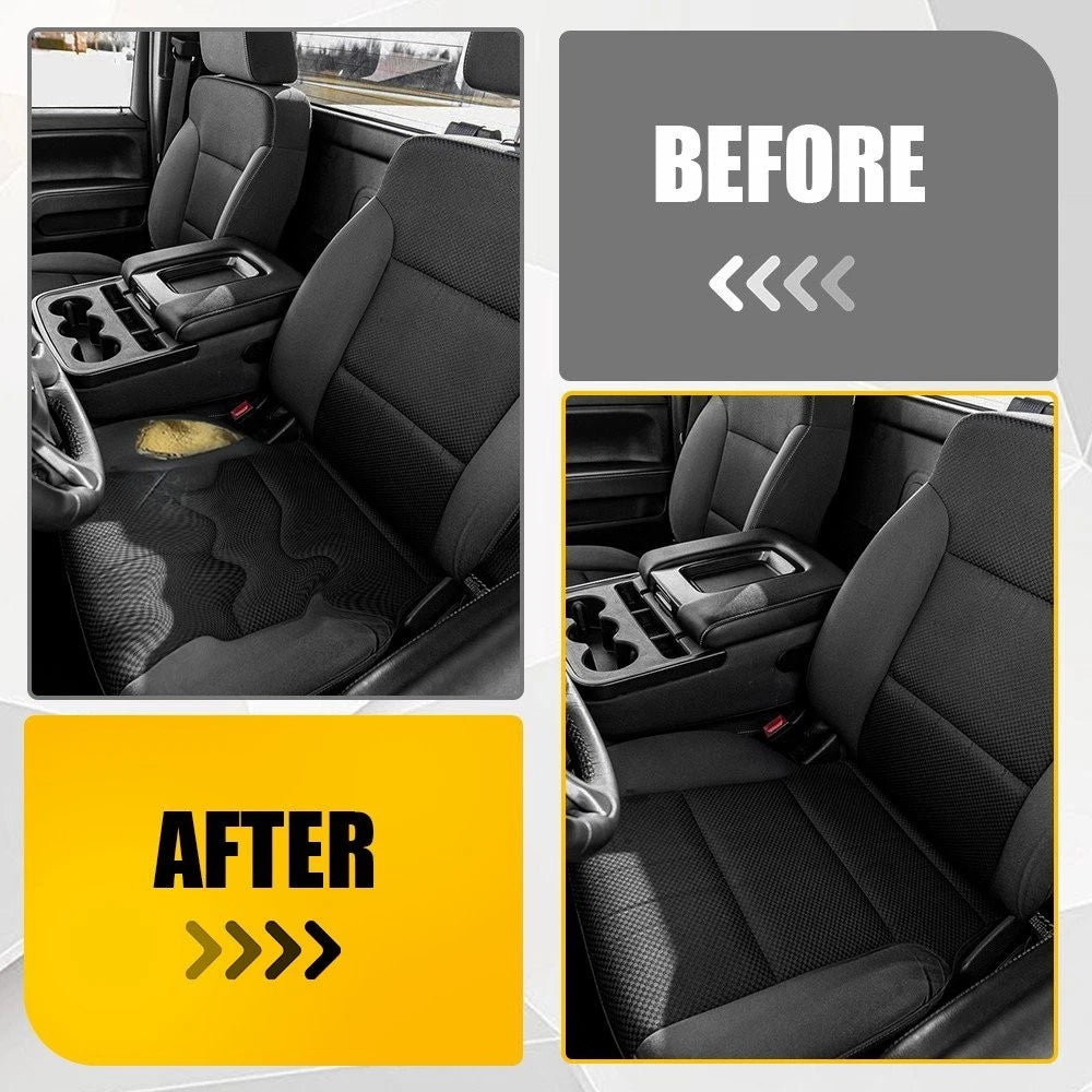 Driver Bottom Cloth Seat Cover Black for Chevy Silverado 1500 2500HD (2014–2019)
