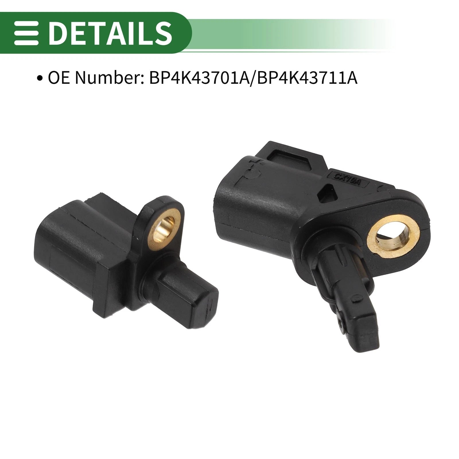 ABS Wheel Speed Sensor for Mazda 3 (2004–2012) BP4K43701A/BP4K43711A