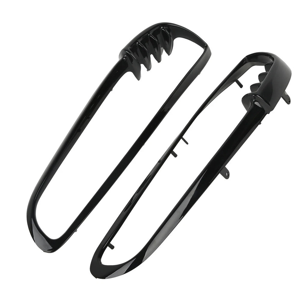 Black Radiator Trim Bezels for Harley V-Rod Night Rod (2001–2010)