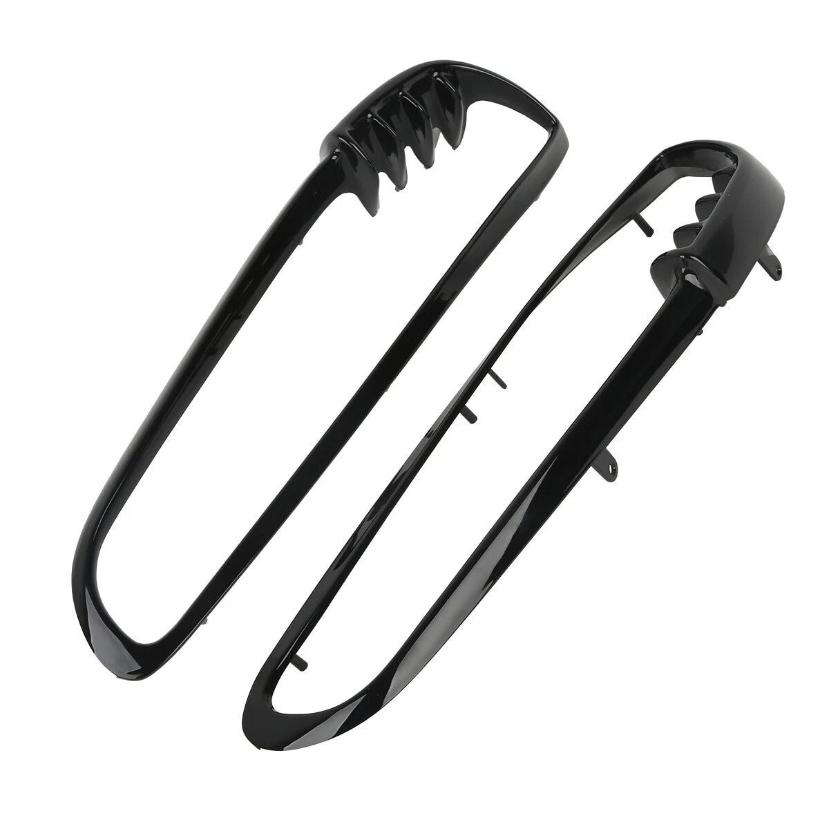Black Radiator Trim Bezels for Harley V-Rod Night Rod (2001–2010)