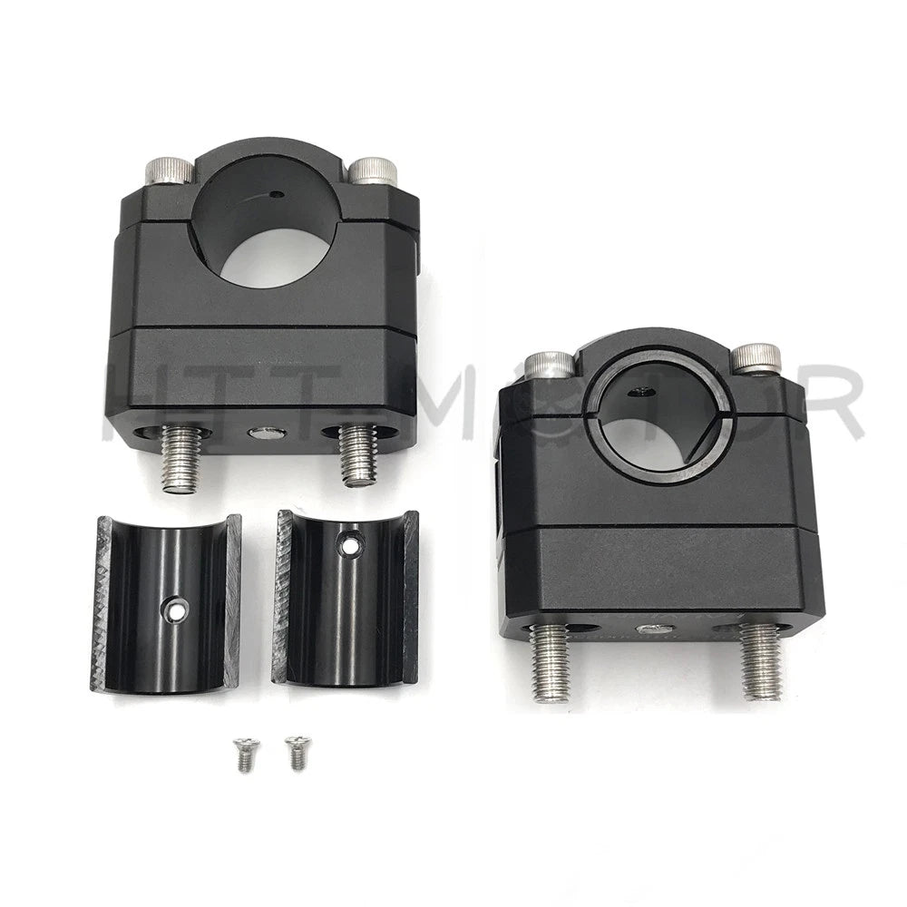 Set of 2 Handlebar Mount Clamp for Motorcycle (22mm/28mm)
