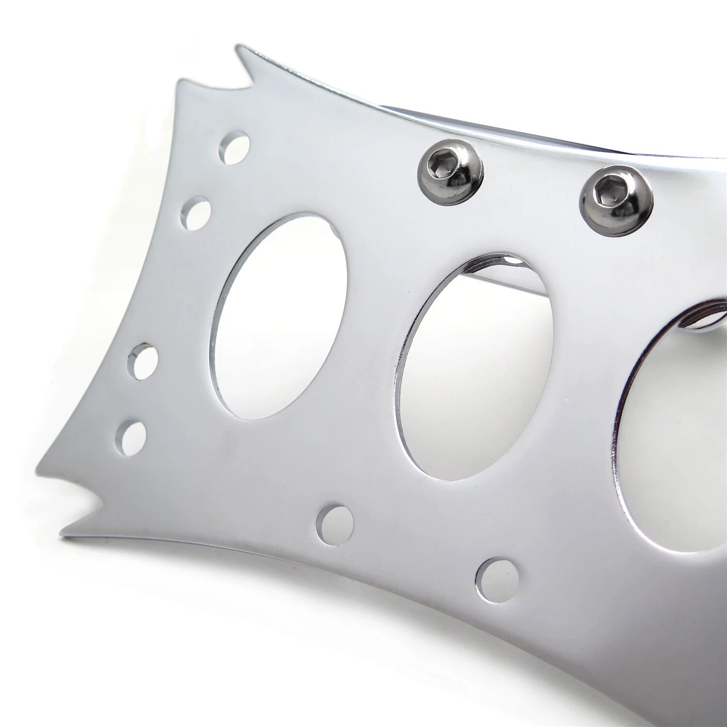 Chrome License Plate Bracket for Suzuki Kawasaki Yamaha Honda