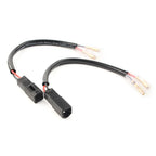 Turn Signal 2-Wire Connector Harness w/Sleeve for Ducati 848 1098 1198