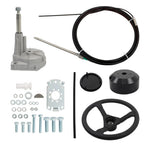 Boat Rotary Steering System for Outboard Motor (15 Feet)