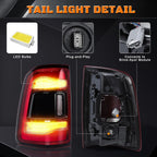 Driver LED Tail Light w/ Blind Spot for Dodge RAM 2500 3500 (2019–2024)
