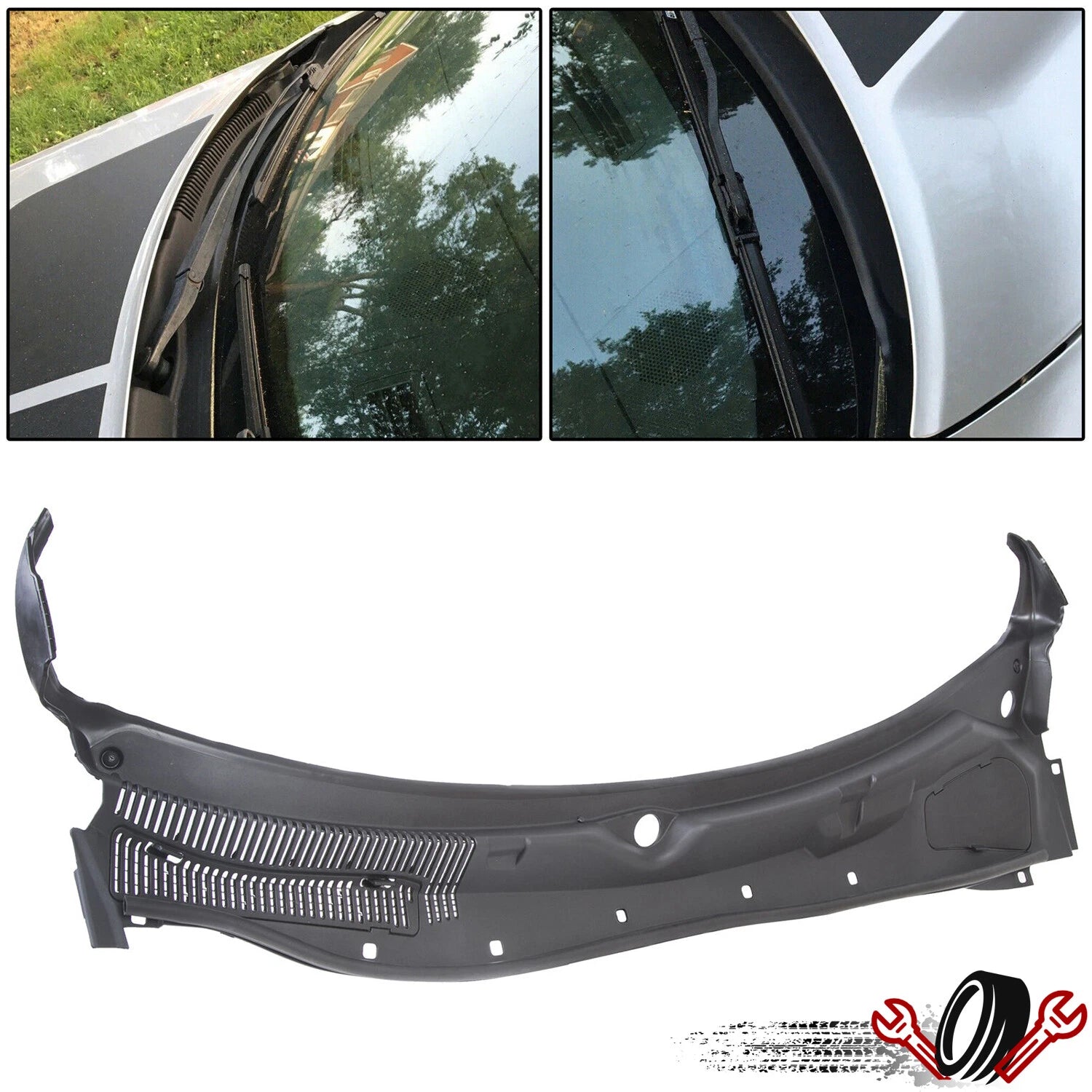 Windshield Wiper Cowl Grille Panel for Dodge Challenger (2008–2023)
