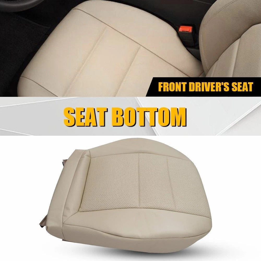 Driver Bottom Seat Cover for Mercedes Benz C250 C300 C350 (2008–2014) Light Tan PY