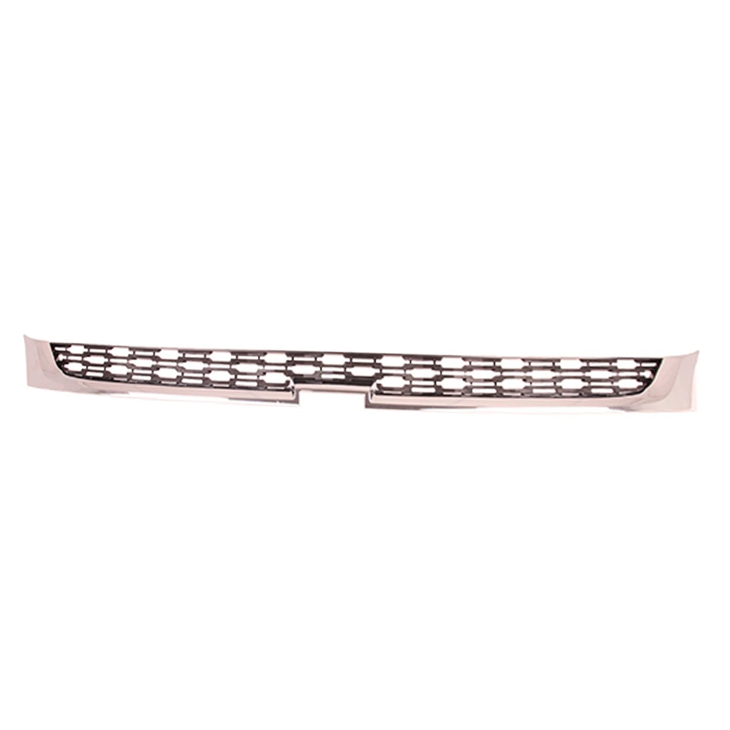 Replacement Black Chrome Plastic Front Upper Grille for Jeep Wrangler (2018–2024)