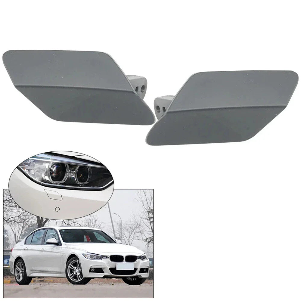 Front Headlight Washer Cap LH+RH for 2013-2018 BMW 3 Series F30 F31 F35
