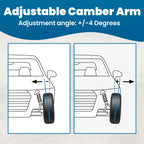 2X Adjustable Rear Lower Control Camber Arms for Mini Cooper (2002-2013)