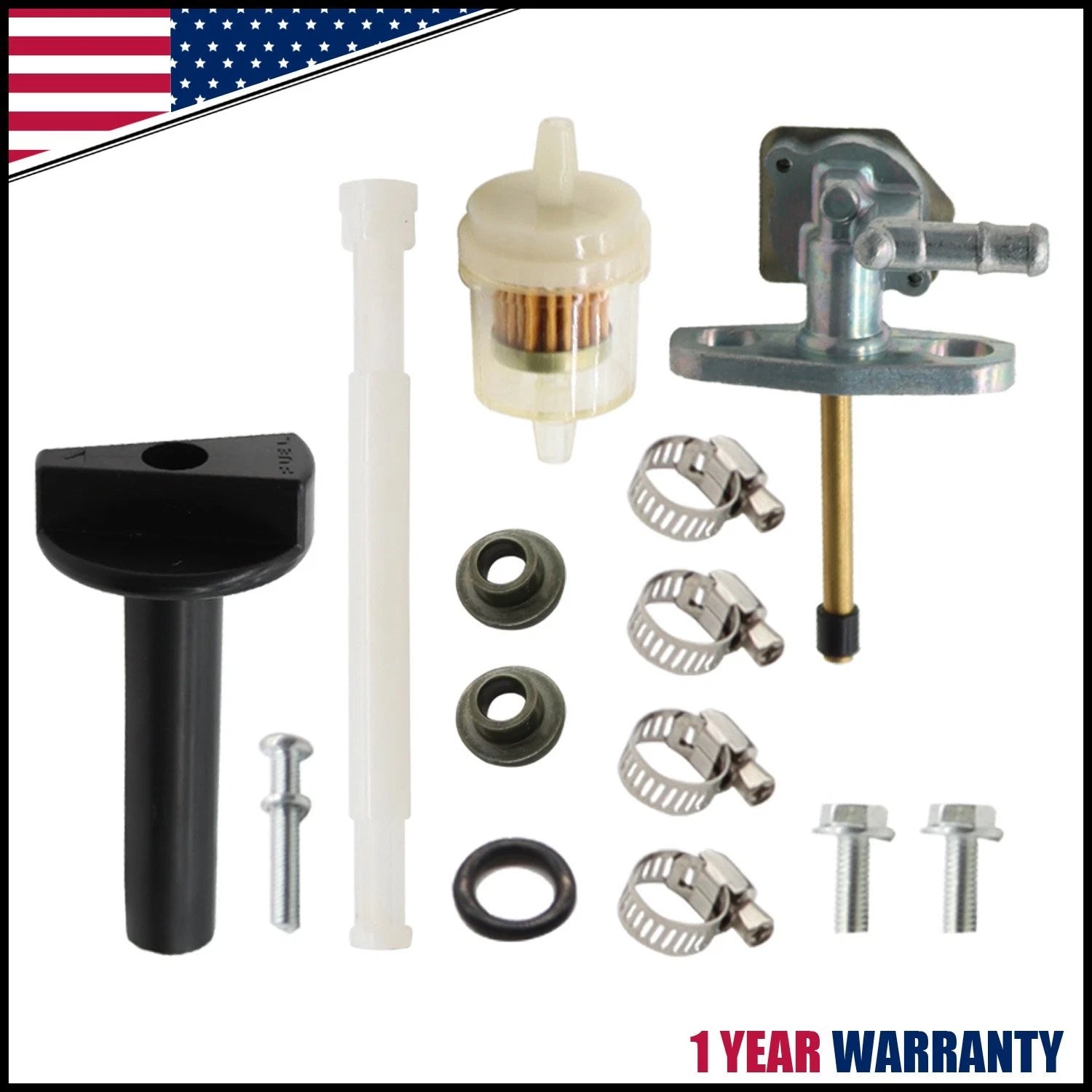 Fuel Valve Petcock for Honda Rancher 350 400 Recon TRX250EX (2000–2006)