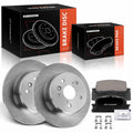 Ceramic Brake Pads & Rear Disc Rotors for Toyota Highlander (2001â2003)