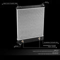 2-Row Aluminum Core Radiator for Freightliner Business Class M2 100 (2003–2011)