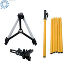 Telescoping Laser Level Pole with Tripod for Level Tool (13.8Ft)