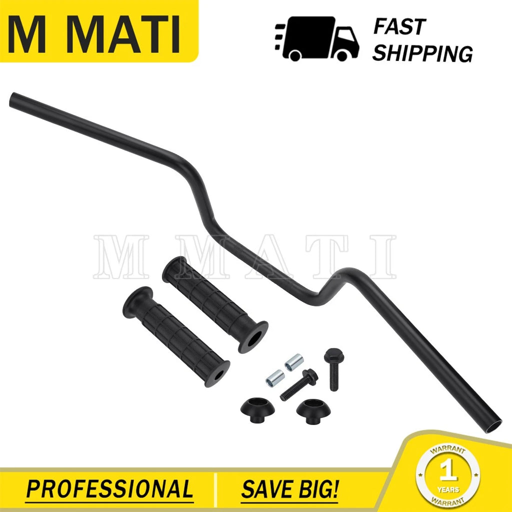Handlebar w/Grips Kit for Honda Recon 250 TRX250 (2005–2007) 53100-HM8-B00