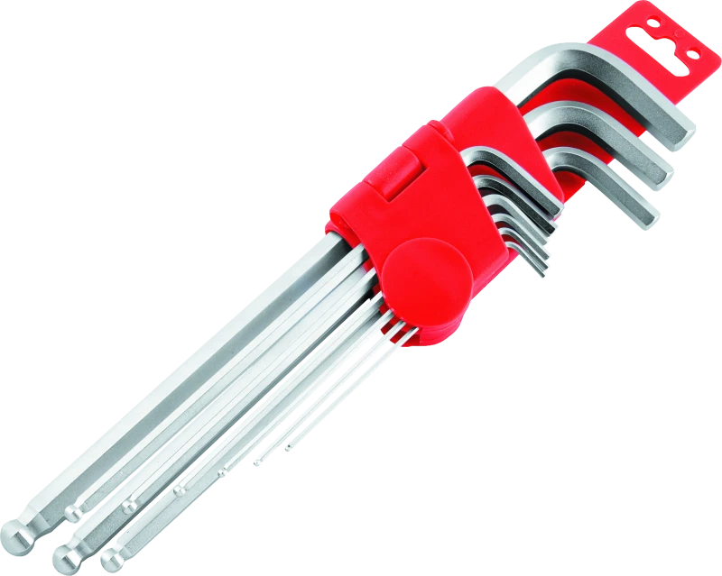 9-Piece Ball End Hex Wrench Set for Powersports Vehicles