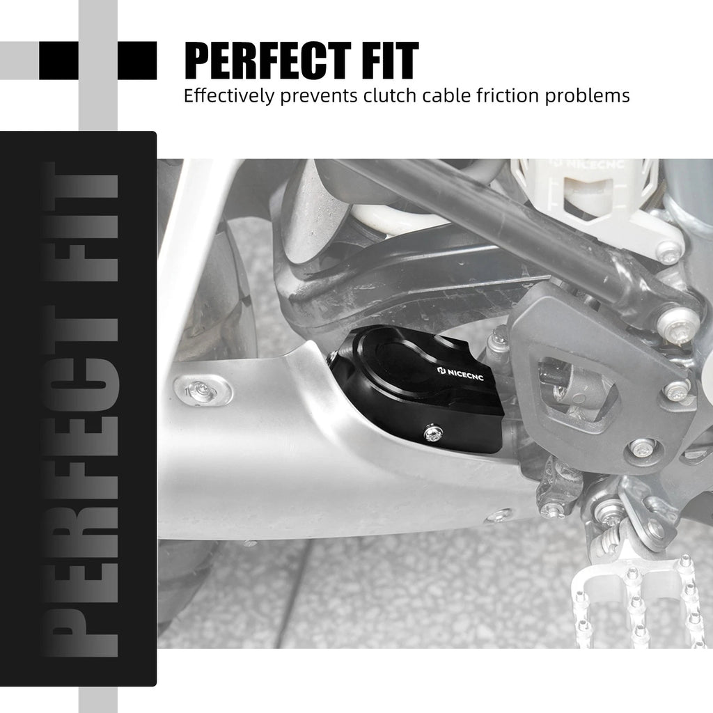 NICECNC Aluminum Silencer Flap Cover for BMW R1250GS (2019–2023)
