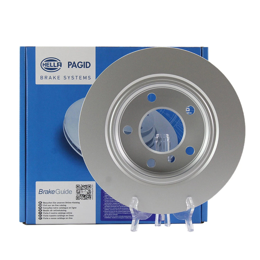 Hella Pagid Rear Disc Brake Rotor for BMW 318i (1992–1998) 355102602