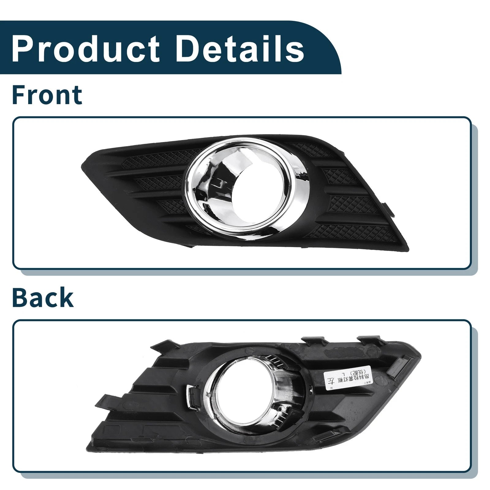 1 Pc Fog Light Grill for Buick Encore (2013–2016) No. 95470234