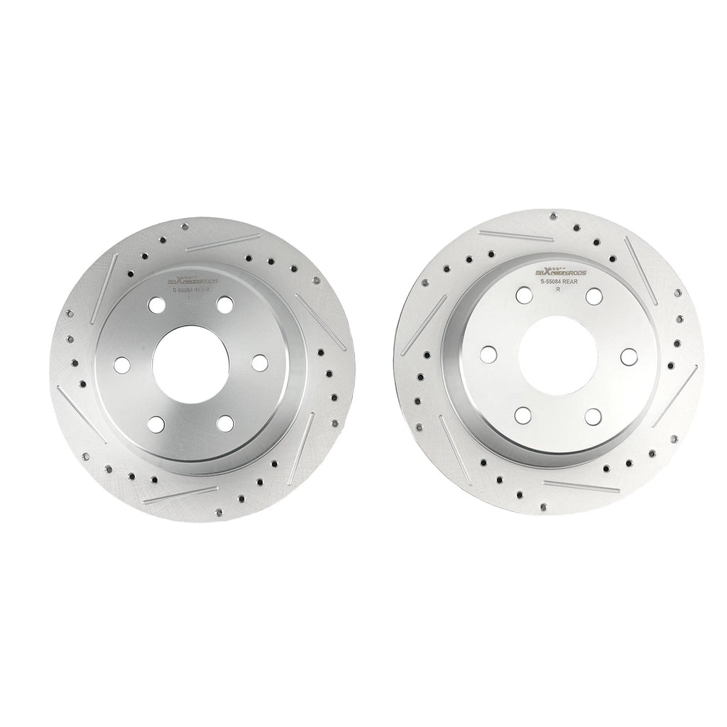 Set of 2 Rear Brake Rotors for Cadillac Escalade 2002–2006